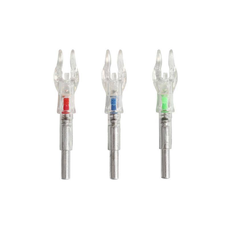 Spot 4.2mm arrow pole support uses light -emitting arrow tail to automatically light out outdoor archery equipment Internal arrow tail