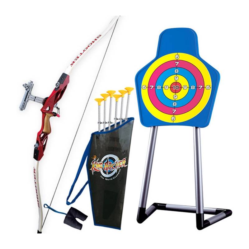 Children's bow and arrow professional anti -curved bow suction cup sucking set shooting equipment arrow target traditional composite bow shooting toys