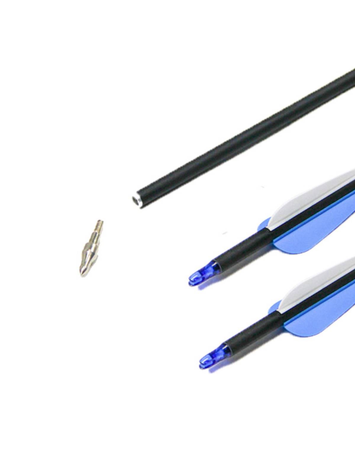 Bow arrows 15 sets of glass fiber -fiber carbon mixed carbon carbon arrow set suits adult true feathers compound anti -curved straight bow bow