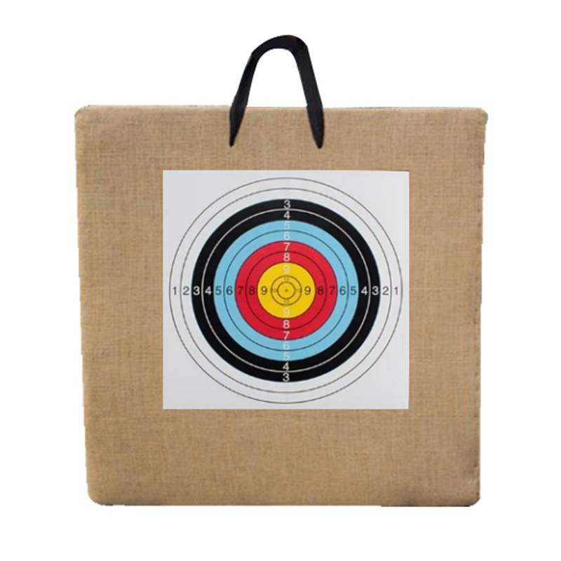 The archery ranger's retouching complex shooting arrows outside the house is set for the arrows