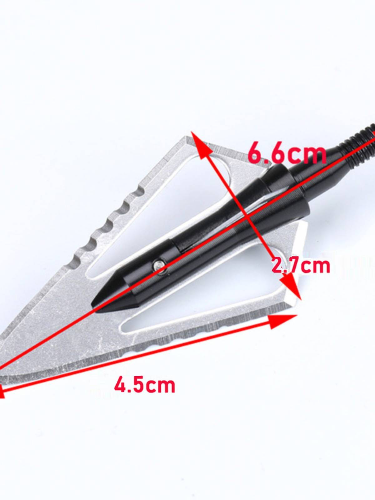 Archery arrow stainless steel carbon steel 100 grid to outdoor exercises outdoor composite anti -curved bow DIY accessories