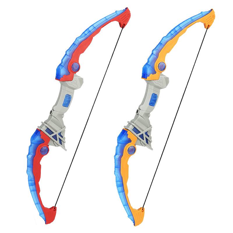 Children's lighting bow and arrow set shooting arrow suction cup absorbing target arrow tube indoor outdoor parent -child sports boy