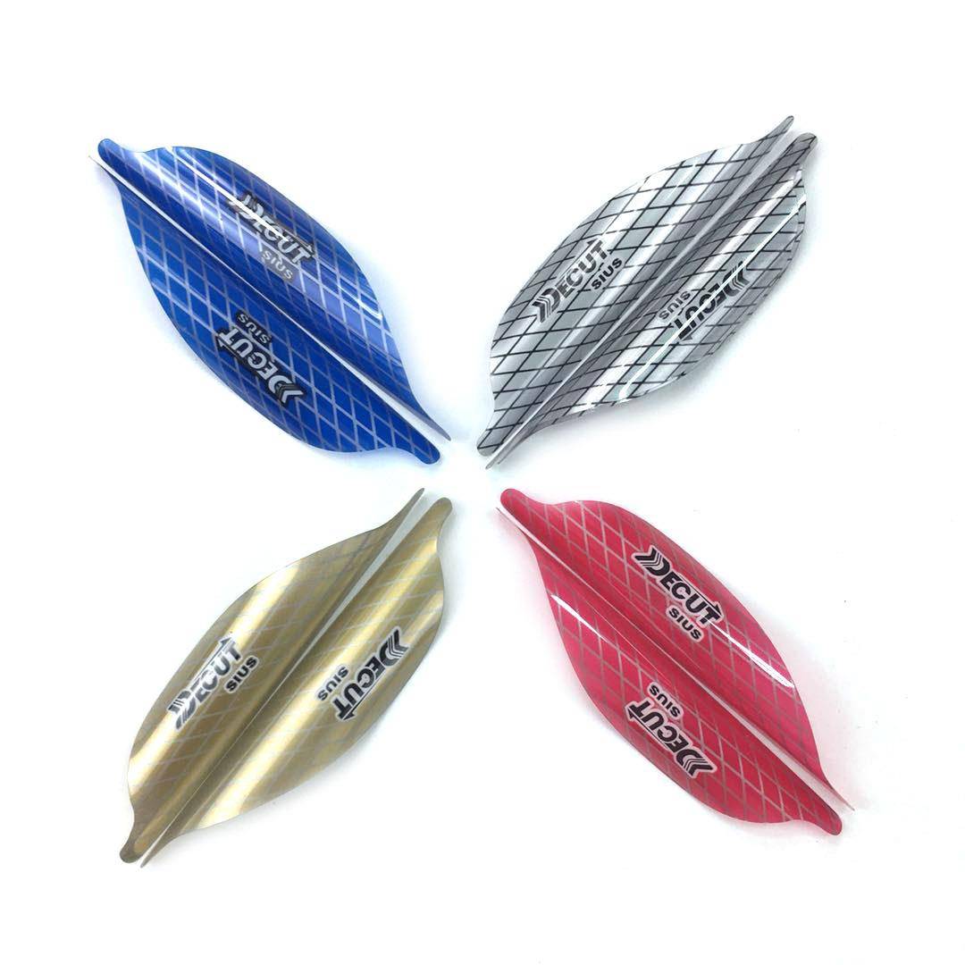 Rotary feathers spiral feather 2 -inch composite rotary feathers Di Ku special new spin feathers arrow carbon arrow aluminum arrows entangled glue