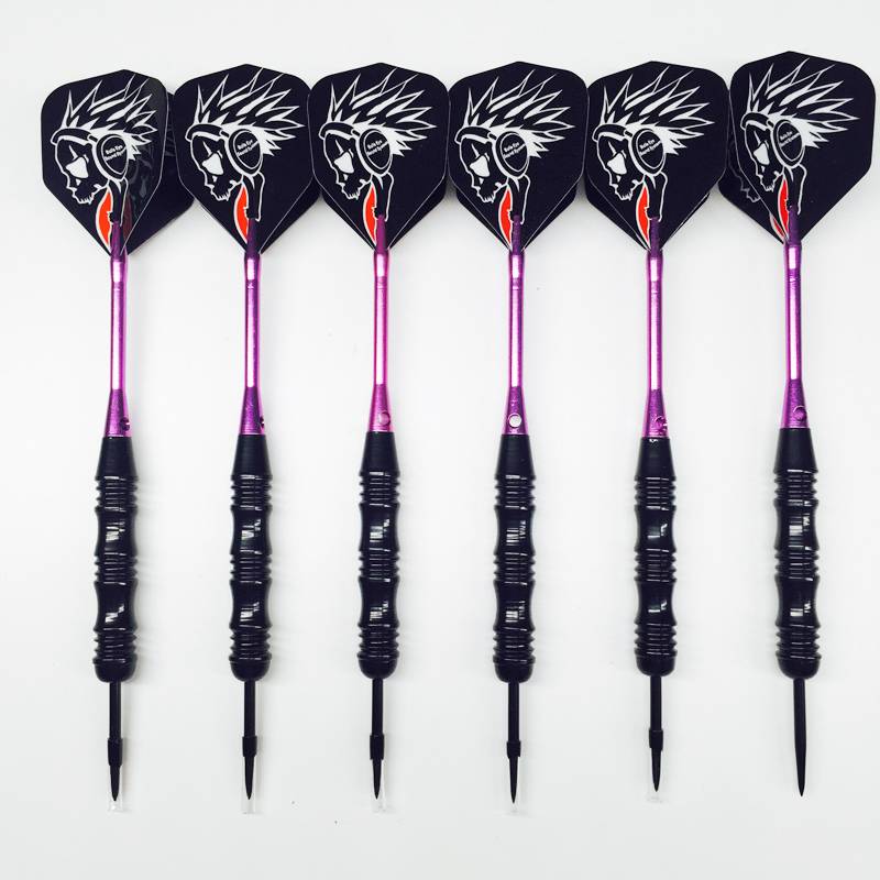 Six purple skulls