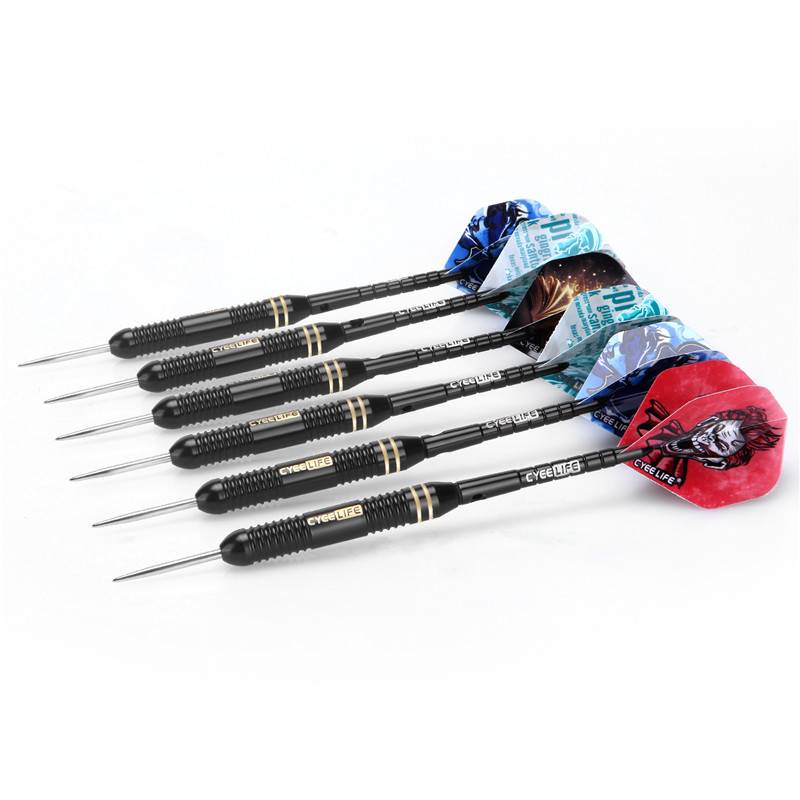 Cyeelife 20/22/24G steel needle hard professional training competition anesthetic velvet target integrated dart set