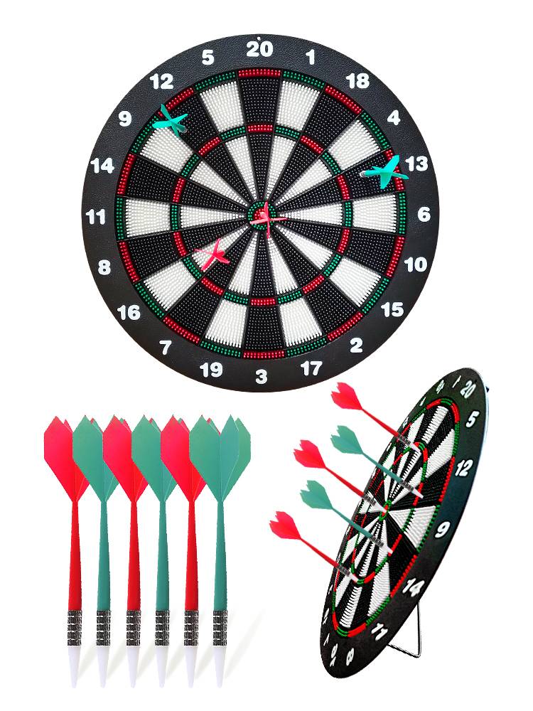 Jianli King Feller Dart Set Furnishing Safety Soft Top Soft Flying Bidding Disk Game Toys Children Adults