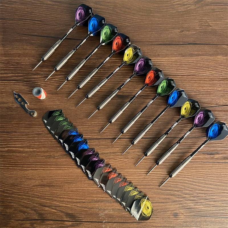 Cyeelife 22g hard steel needle hemp target demented professional practice competition dart dart fell -resistant metal flying label set