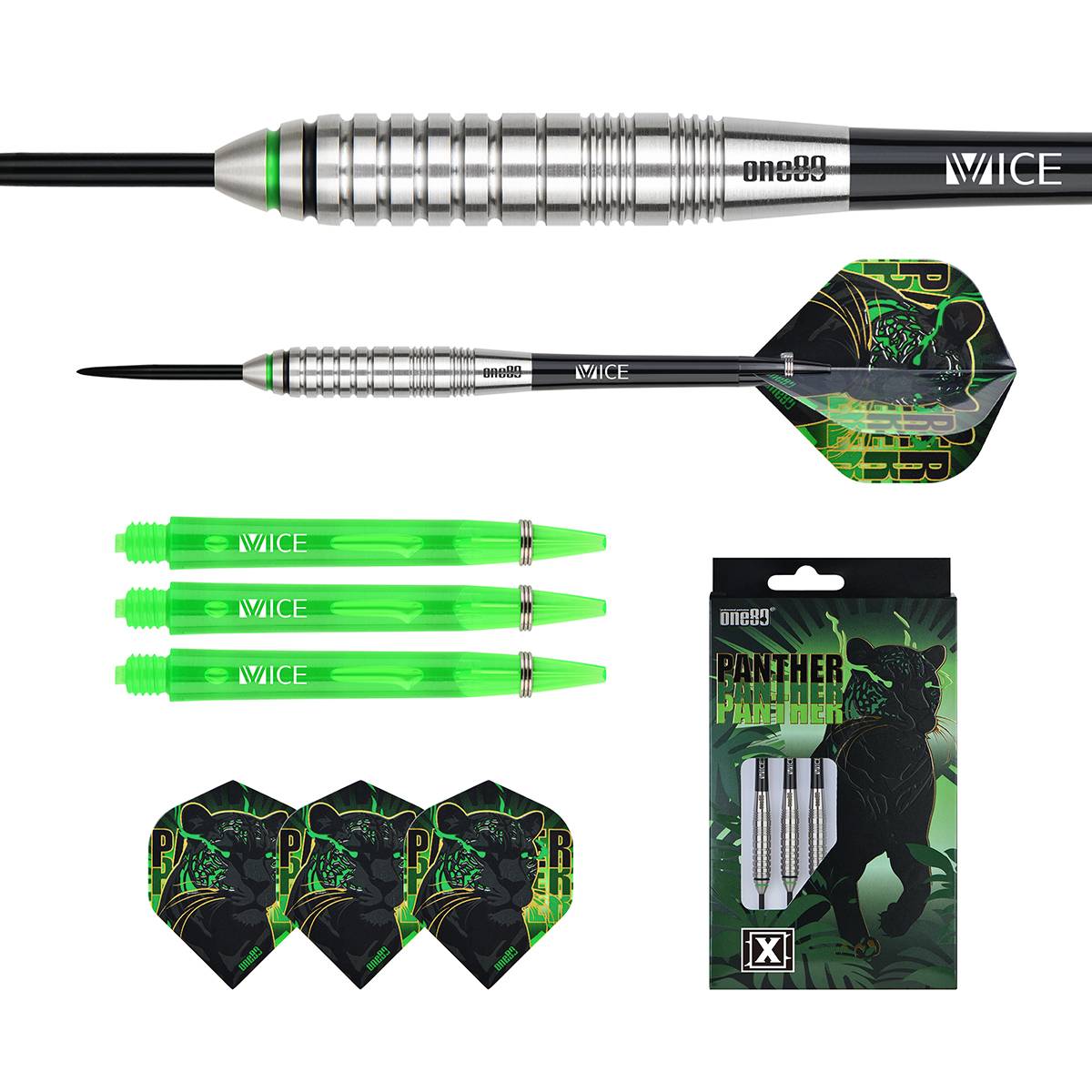 24 New One80 Panther Black Panther Series X professional competition soft darts | hard dart set