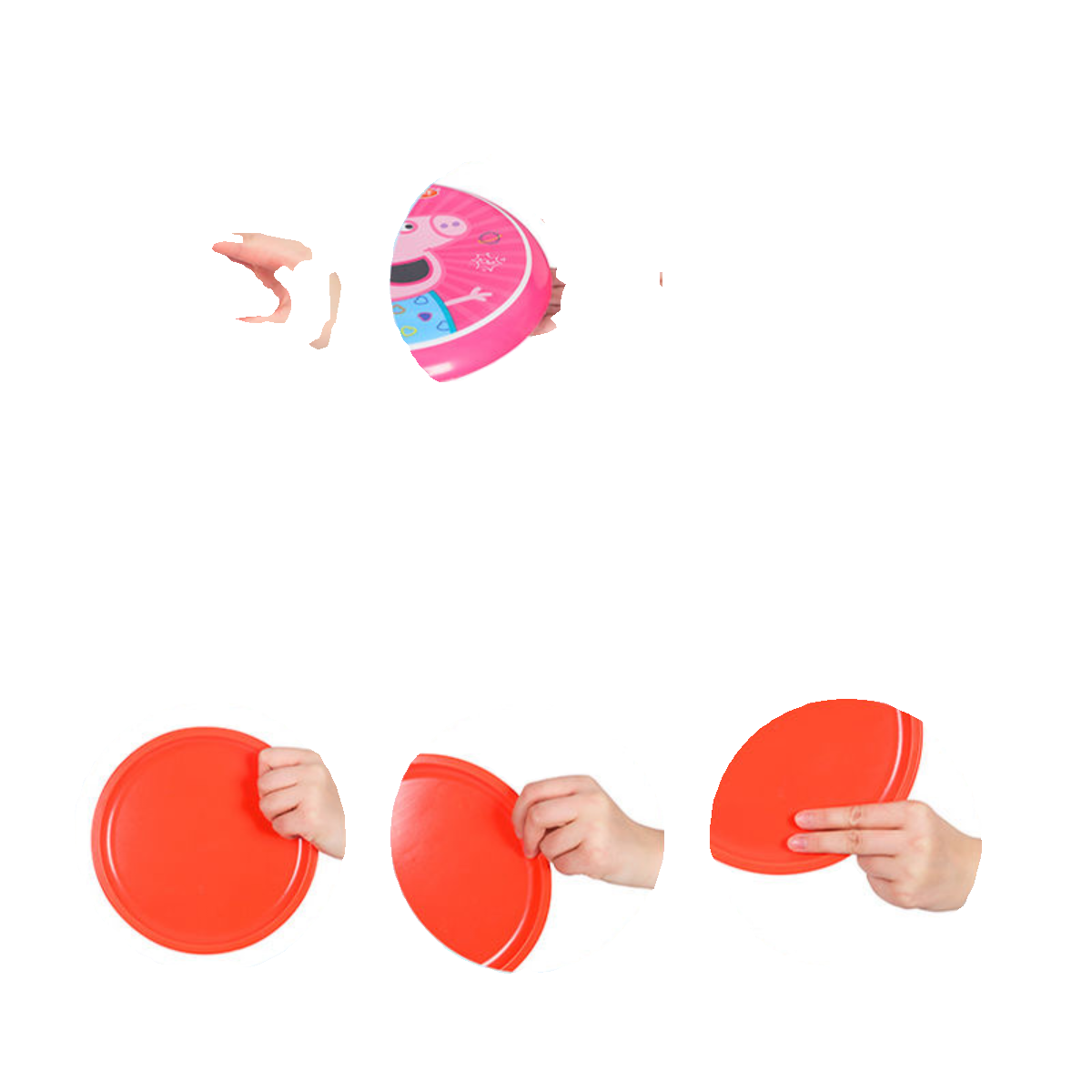 Children's safe soft flying disk outdoor sports toy men and girls game flying saucer thrown