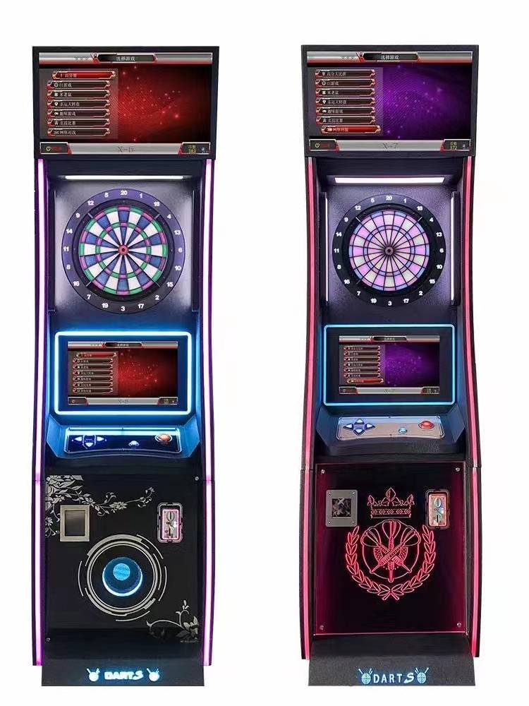 Factory direct selling electronic dart machine Lighting target connected soft -type coin dart machine competition video game city dart equipment