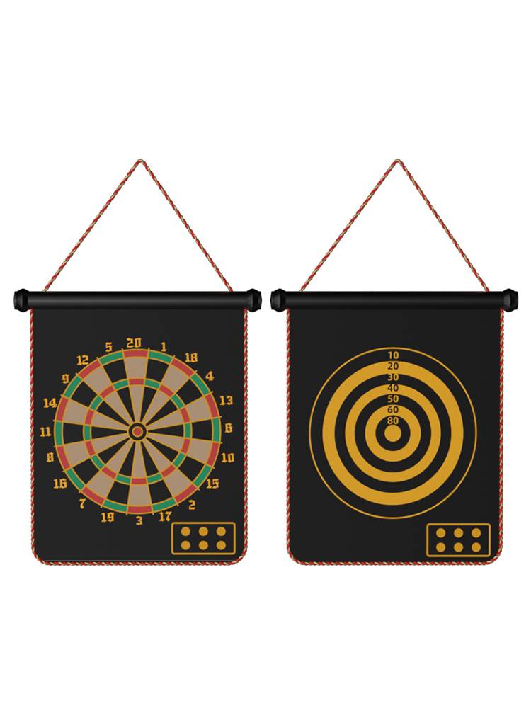Home-to-home in the darts with two-sided magnetic magnetic suctions in a children's toy snivellor. Disk