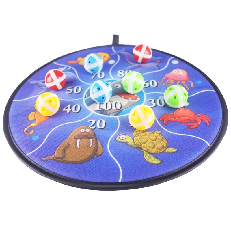 Children's darts sticky ball target throwing toy parent -child game cartoon leisure room indoor and outdoor absorbing magic sticks