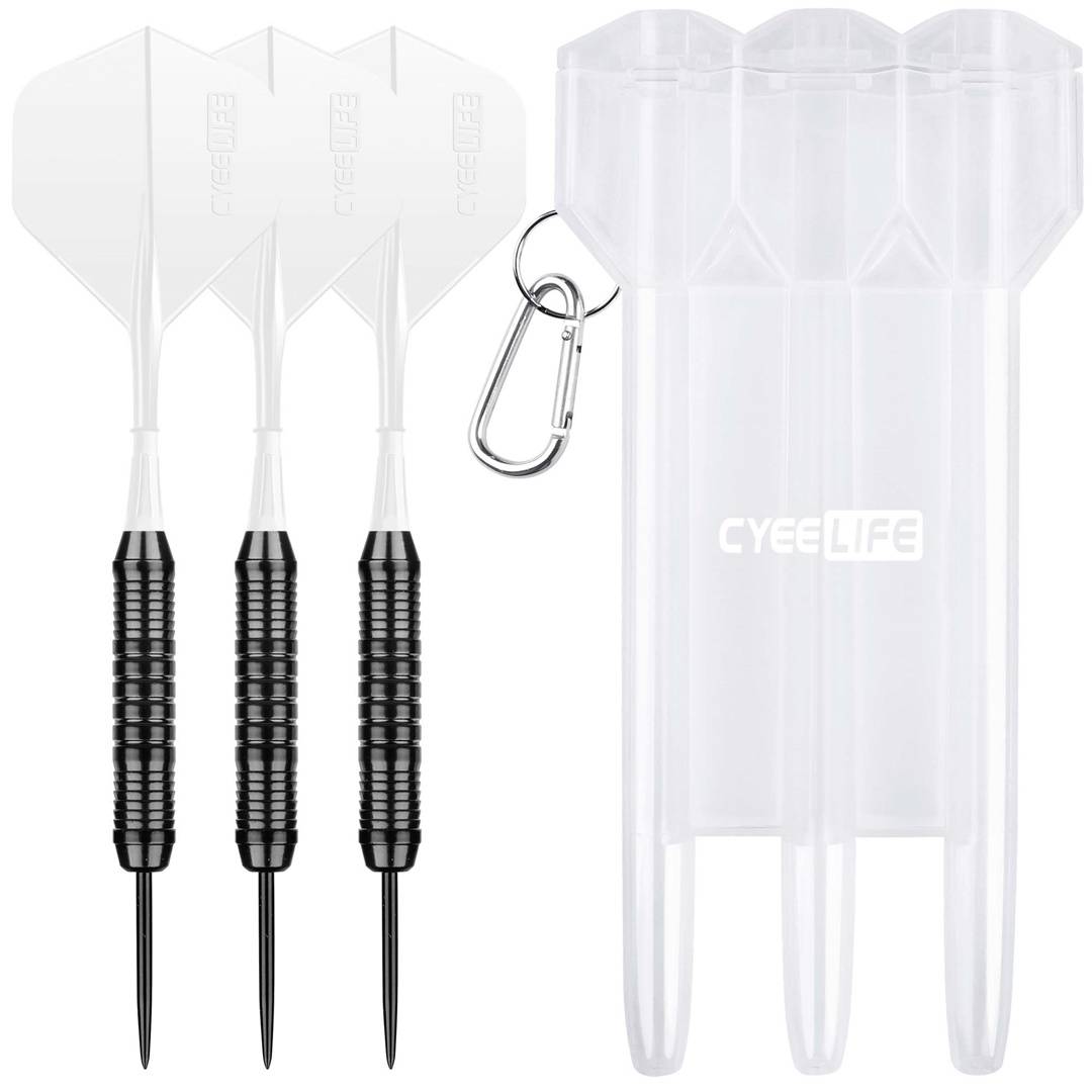 One-tailed-three darts plus darts boxes -- white