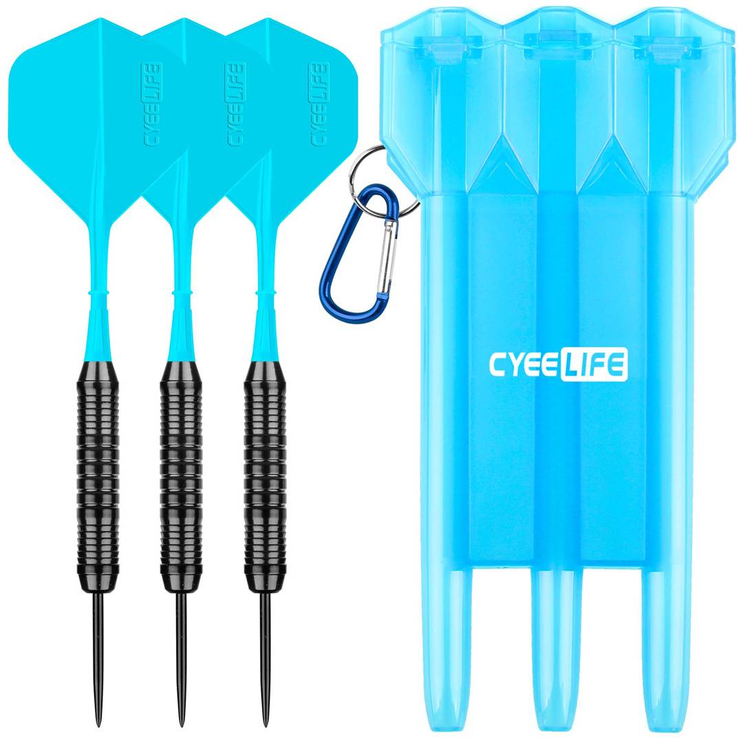One-tailed-three darts + darts box - blue