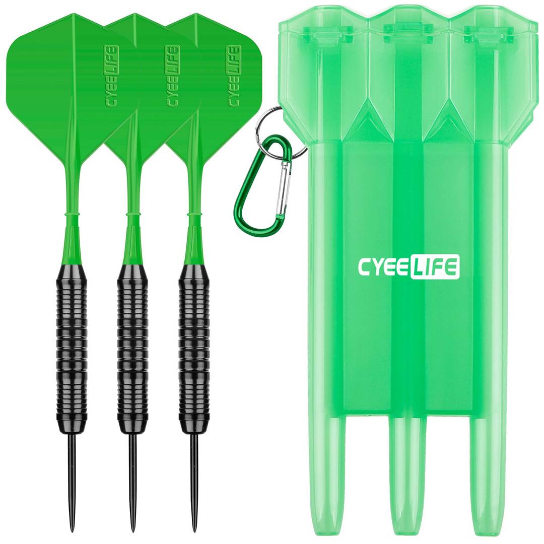 One-tailed-three darts + darts boxes - green