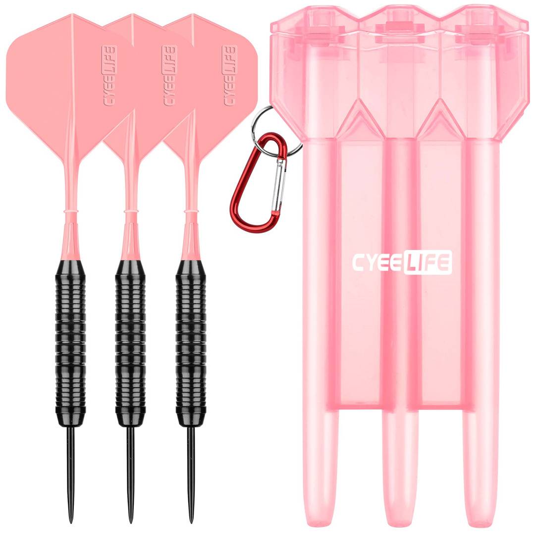 One-tailed-three darts + darts boxes - pink
