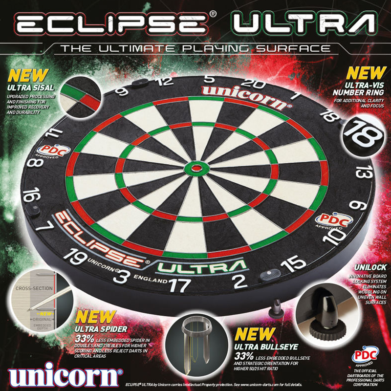 Unicorn Unicorn's new dart target British PDC competition class Ultraless dart set set