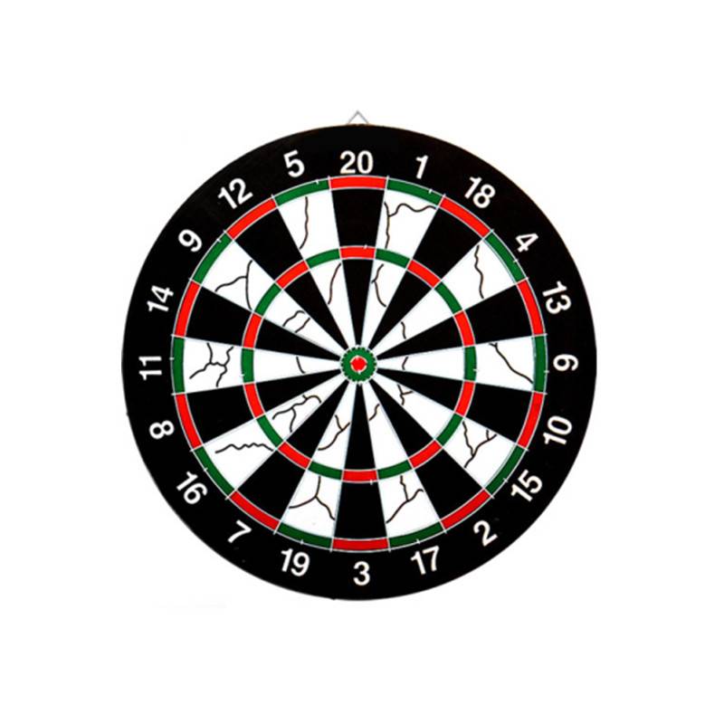 Fly-drive darts and a professional matchr uses a bar full of children's soft-darts for a safety darts target