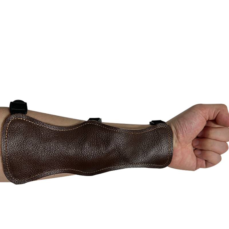 Archery arm care arm lengthened cowhide competitive traditional beauty hunting bow and arrow professional shooting protective hand guard finger protection accessories