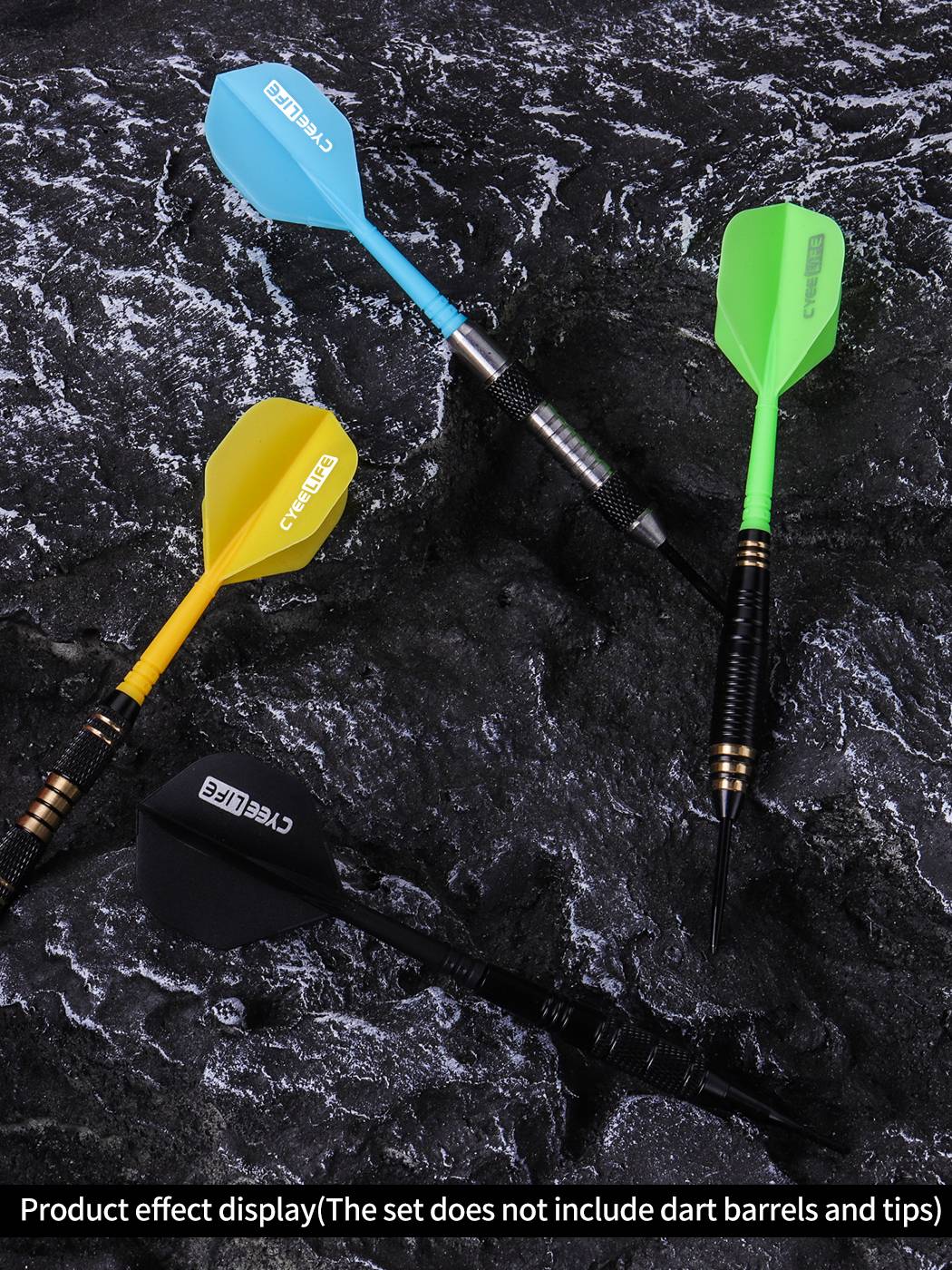 Cyeelife 2BA darts integrated tail professional competition adult small square fell -resistant conjoined dart leaves