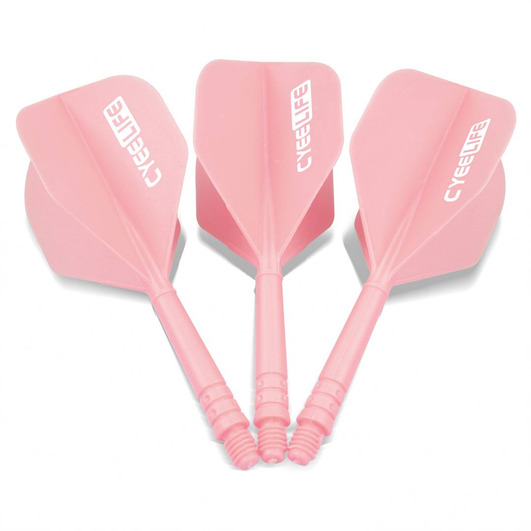 Three pink suits