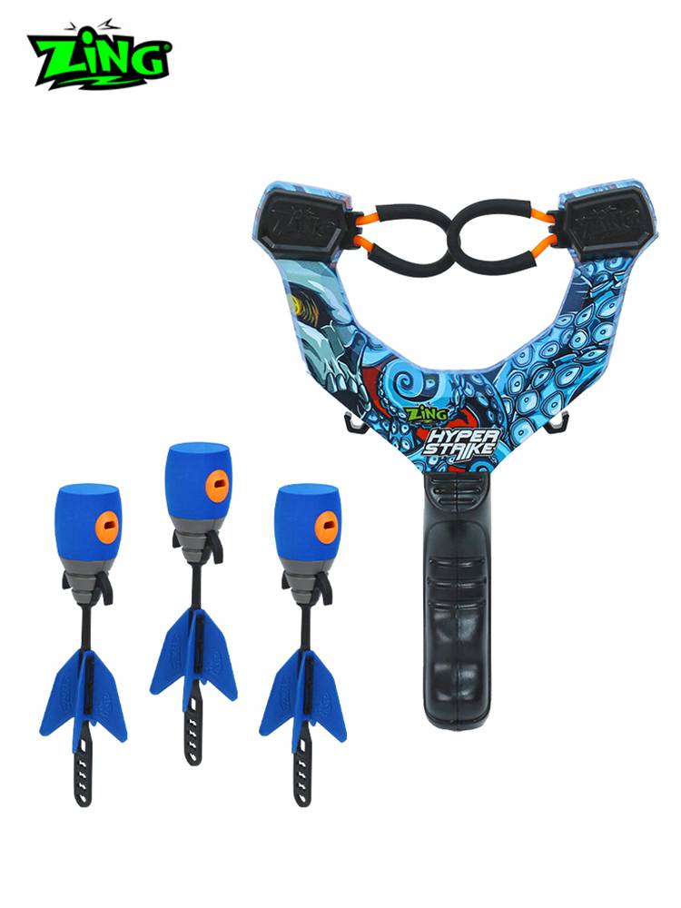 Zing Bullet Bow Bow New Children's Slingshot Flying Arrow Flying Ejection Firewater Children Boys Grain Outdoor Toys