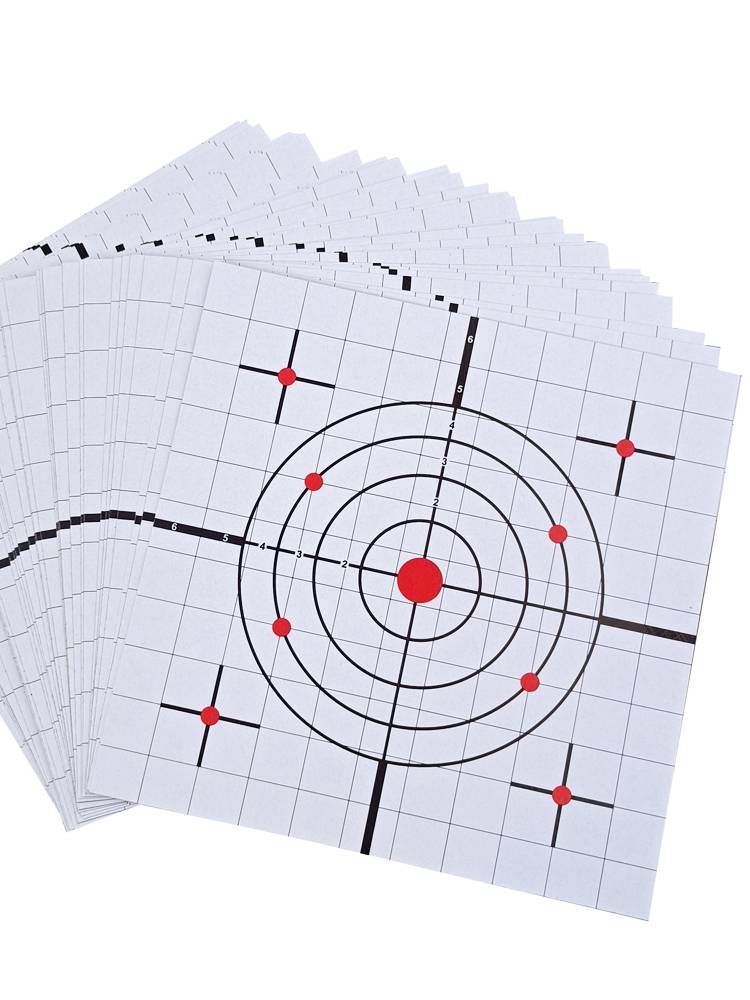 14 cm multi -style hard card target paper competition for special shooting exercises