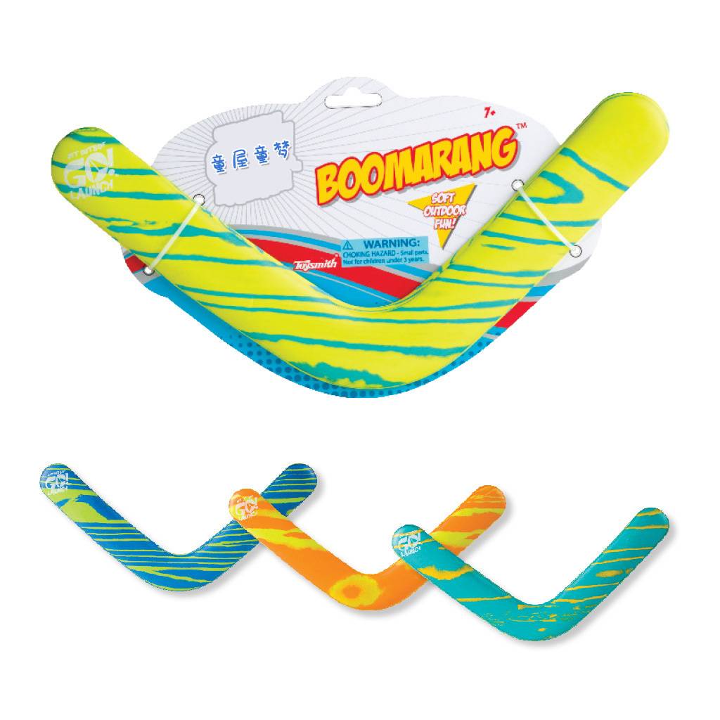 V -type flying tray flying back dart EVA soft darts rotating back force to fly to the device children outdoor sports toys