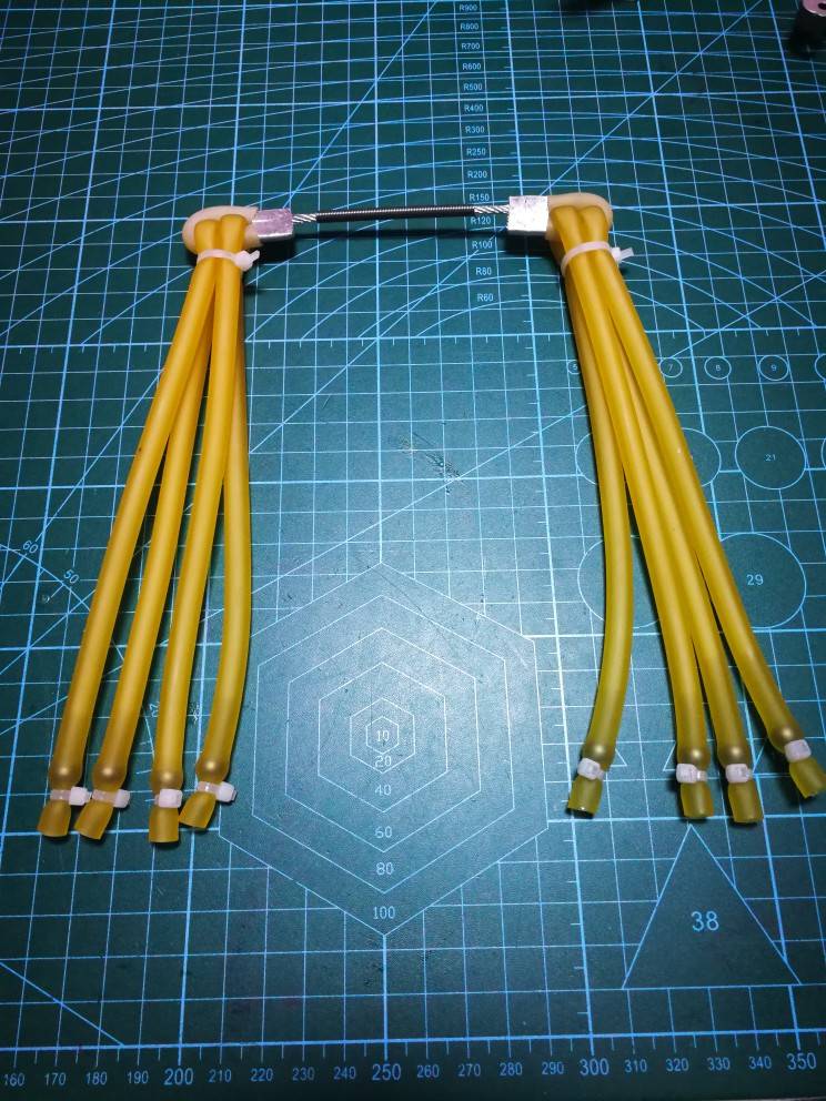 Entering Yunlong Tomahawk wire 8 shares of 3060 double -layer thickened 3070 anti -frozen rubber band suits inside rubber band accessories