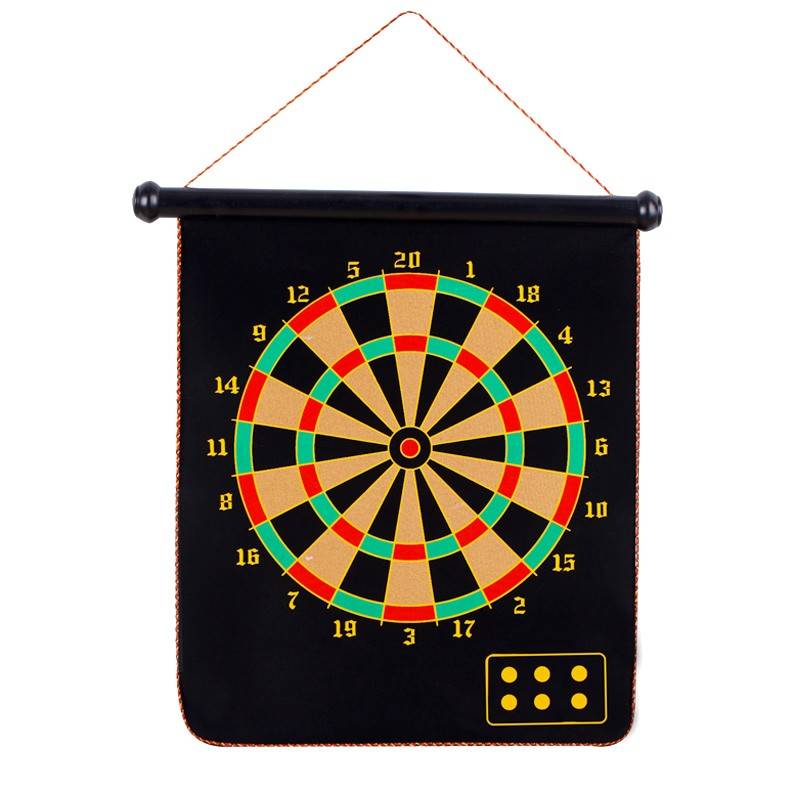 A professional darts shot at the darts room