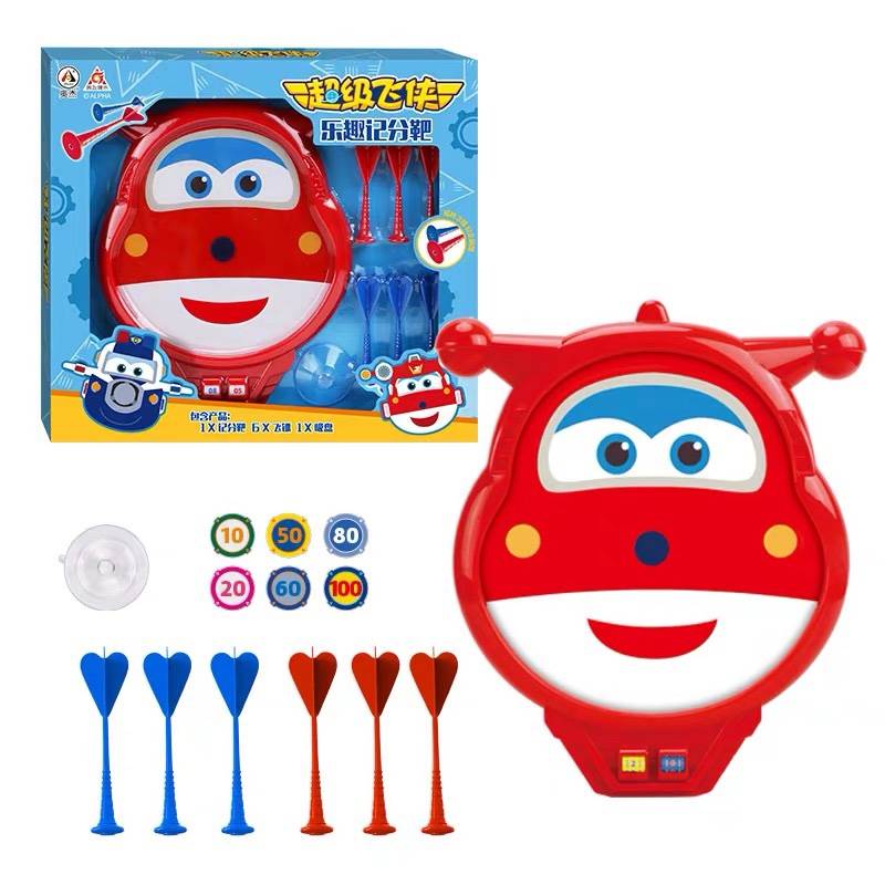 Aojie Children's Lohal Magnetic Dart Dart Drive Large Thicked Flying target Kindergarten Throw Parent -Child Sports Toys