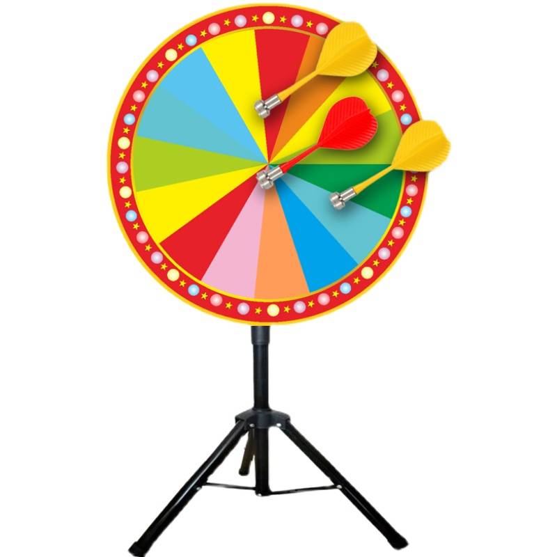 The darts turnboard, the Magnificent Magnetic Roller, the trophies, the trophies