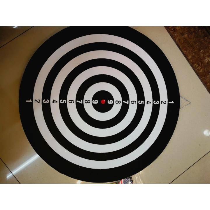 15 -inch double -sided velvet competition dart plate 1.2 cm thick 38cm diameter KTV entertainment leisure delivery 6 darts