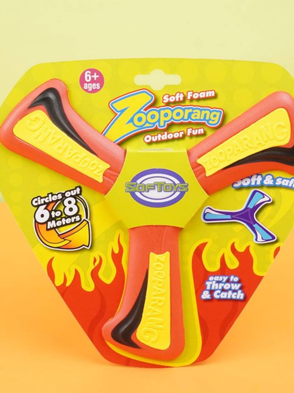Decannon children's scrambling darts flying to the boys' toy park outside