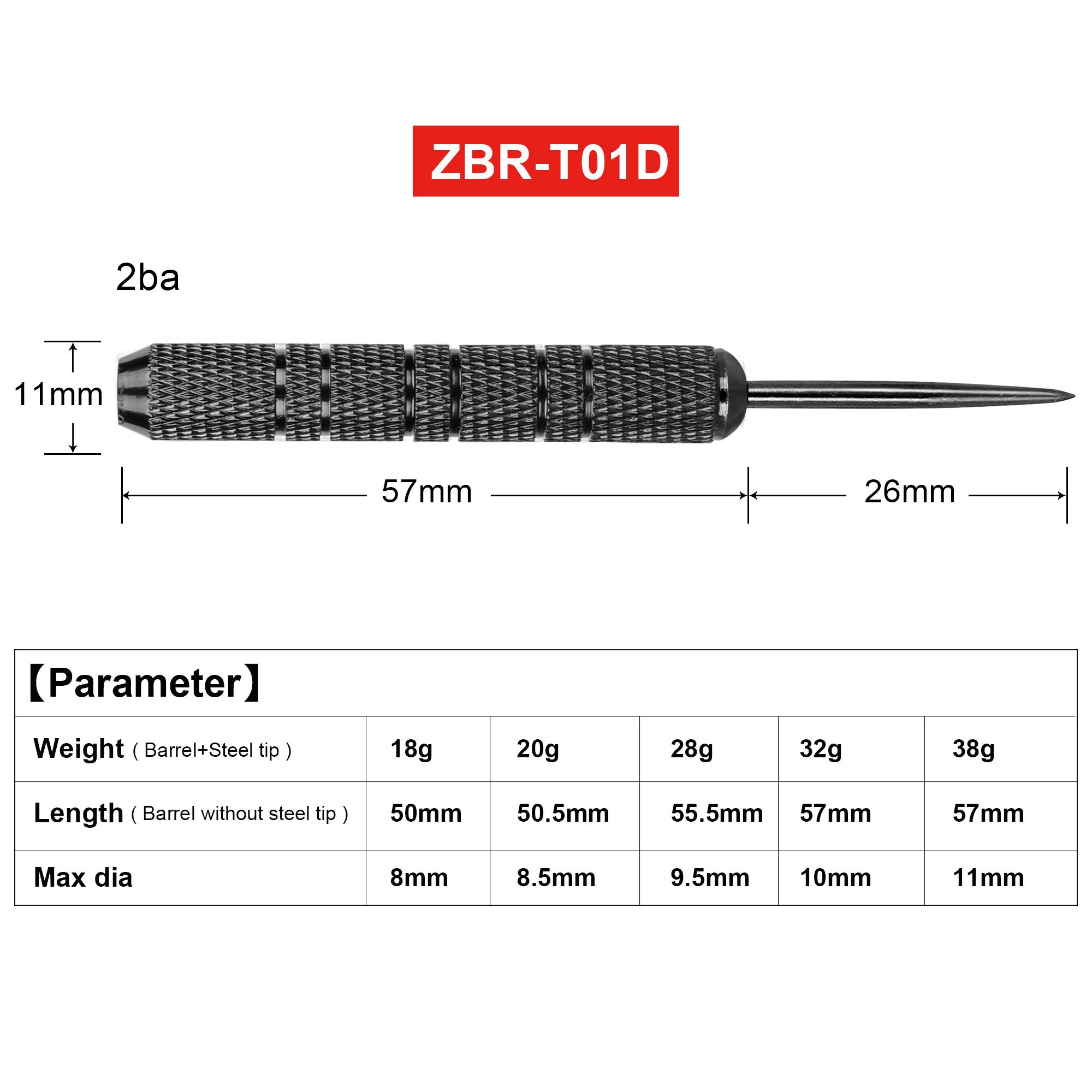 Cyeelife 20/22/30/34/40g hard dart steel needle professional class dart needle contest set