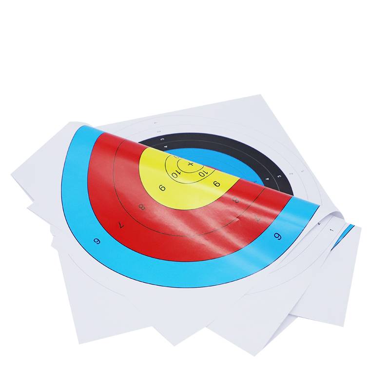 Bow and arrow target paper shooting professional standard competition practice full ring semi -ring target dart rifle rifle anti -arrow hall