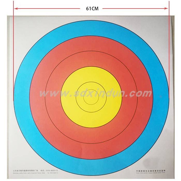 Archery supplies diameter 20-30-40-61cm Reviser composite bow and arrow fifth ring race target map target chart target