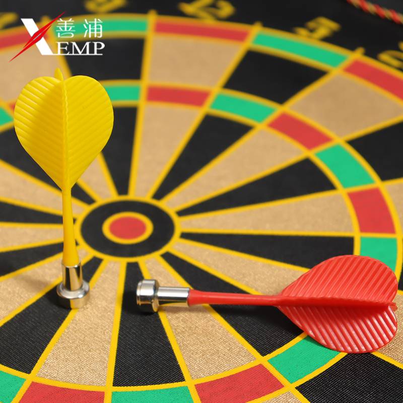 V dart plate A-magnetic indoor double-sided dart target disk set Safe iron absorbing stone magnetic force flying target