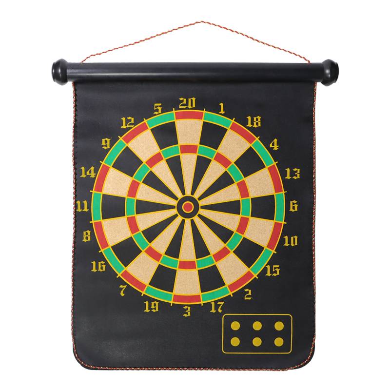 V dart plate A-magnetic indoor double-sided dart target disk set Safe iron absorbing stone magnetic force flying target