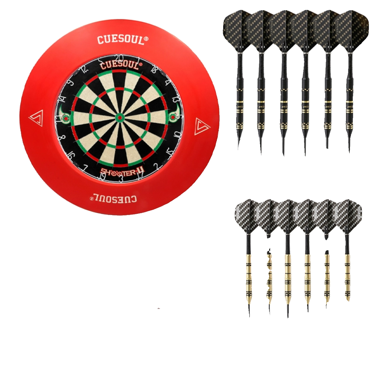 CUESOUL professional competition dart plate dart dart target sword linen 18 -inch dart set set