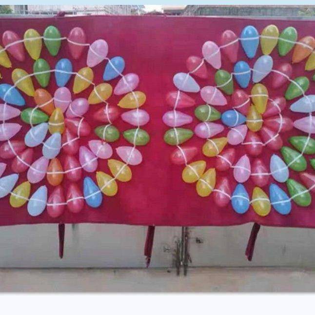 Aeseum ball market stall target temple will thickens the cloth park rebound background Buza auto ball shooting dart version
