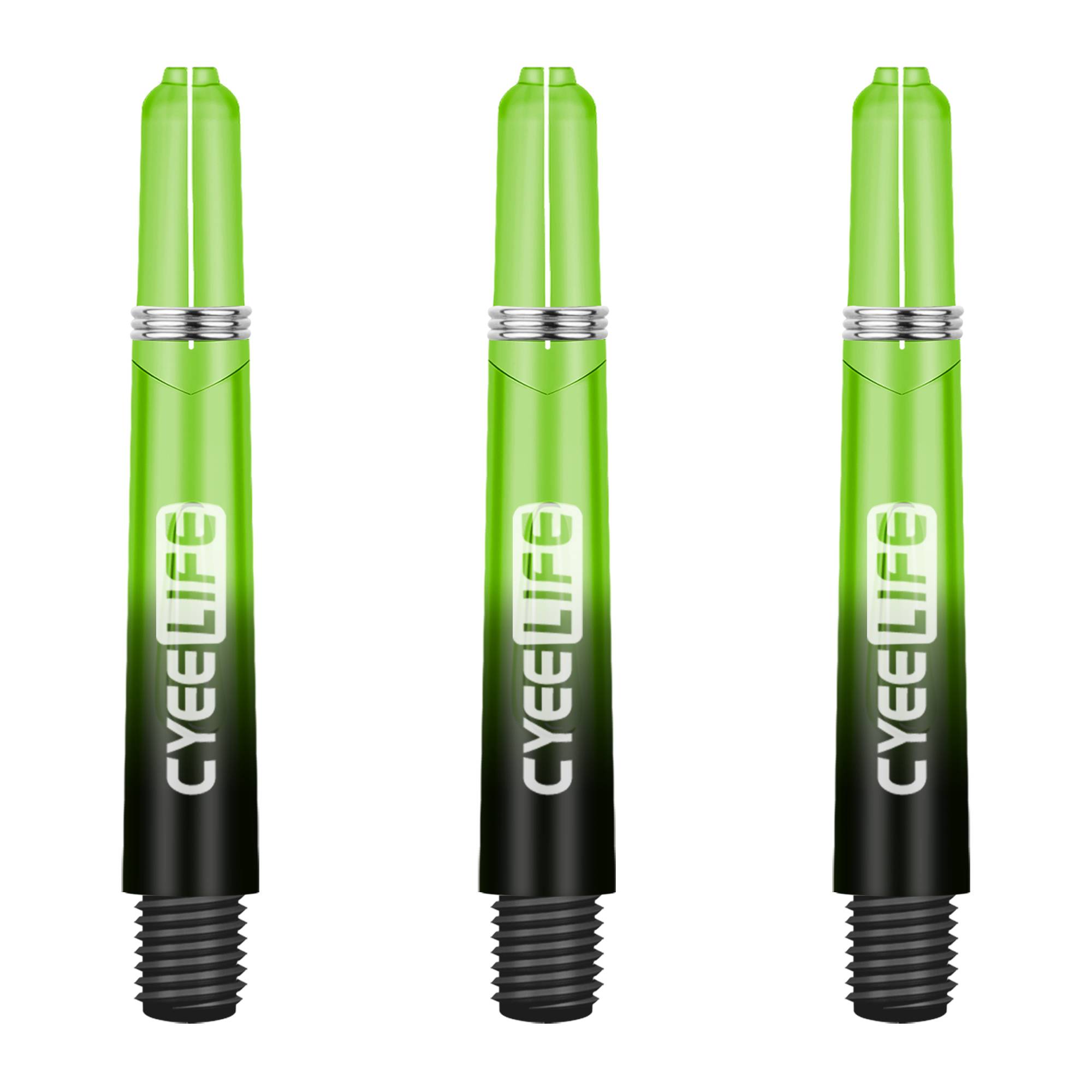 Cyeelife 35mm colorful dart rod PC gradient 2BA flying label tail accessories professional competition class short dart rod