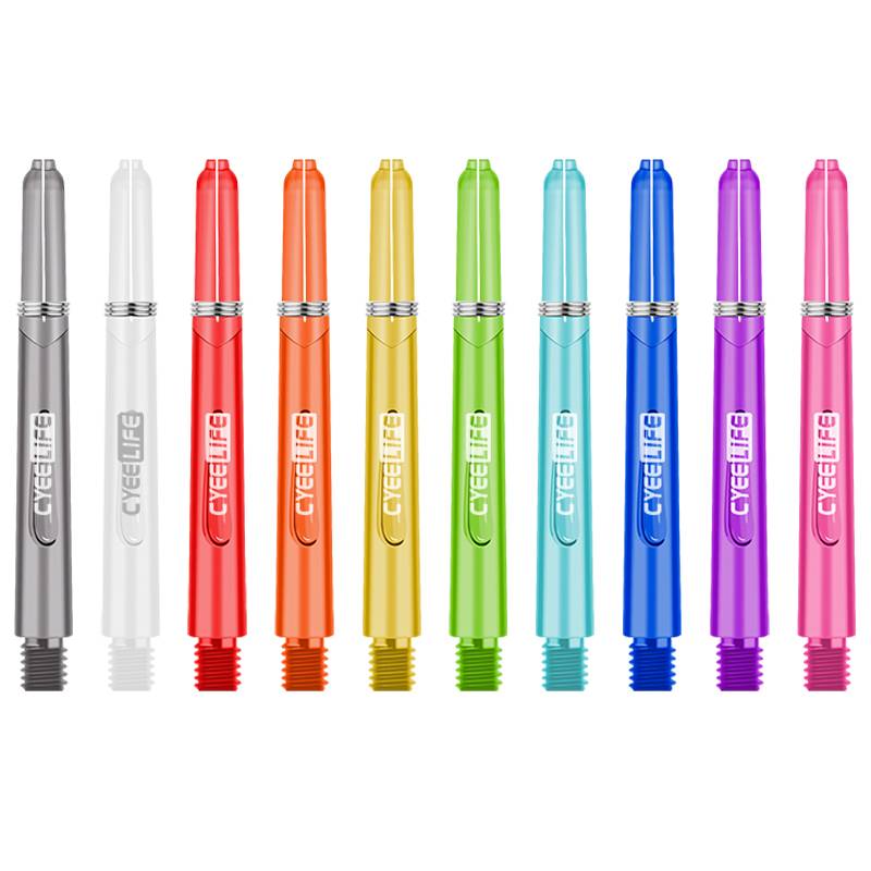 Cyeelife 2BA Crystal Color Plastic Dart Dart Ping PC Professional Competition Back Poor Po -Spring Circle 48mm