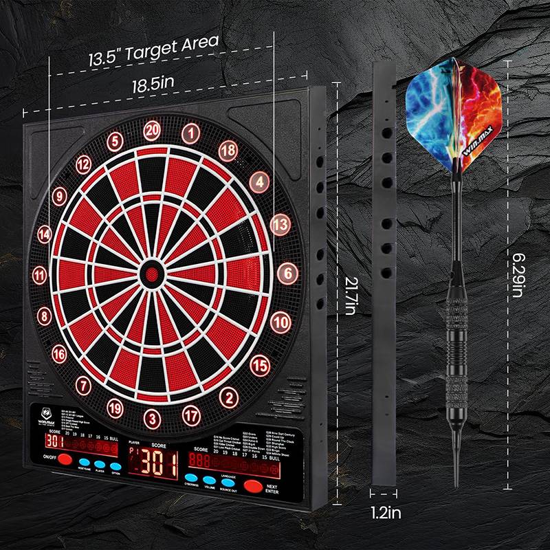 Germany W.M soft competition security electronic dart dart set suit adult children's entertainment automatic score scoring dart target