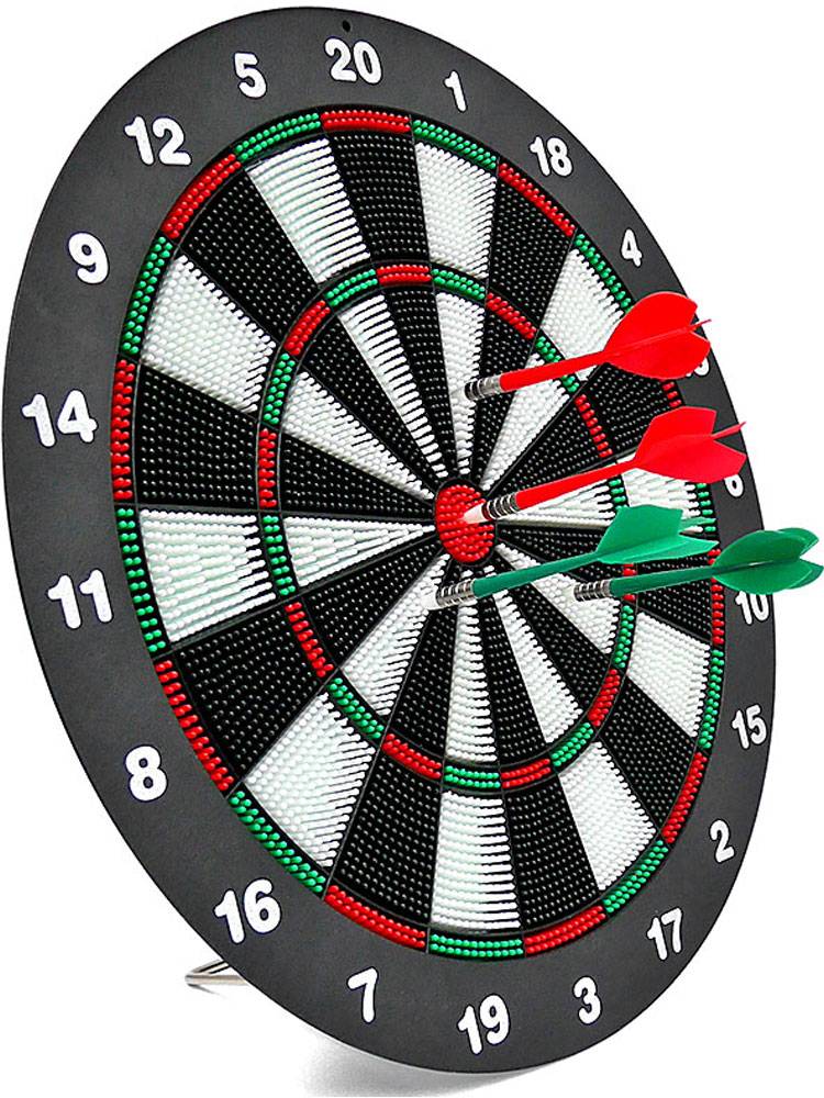 A special fly with a soft safety needle for a toy-sniper with darts inside the darts