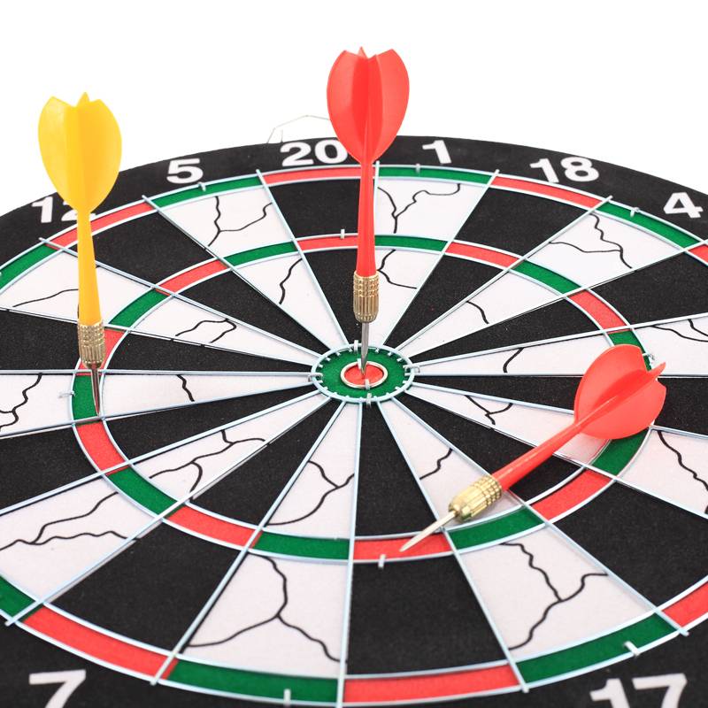 Children's velvet fly standard target set Household room double -sided dart needle adult professional competition training wrist force exercise