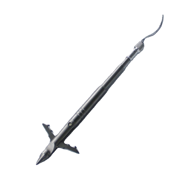 The new product 6mm integrated blade dart 440 deep water dart blood groove stainless steel plum dart flying shark standard 26 grams