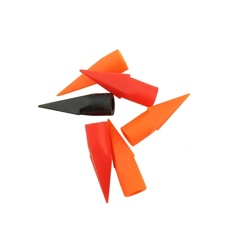 8mm arrows Target head Soft rubber traditional pier head does not hurt people adult rubber jacket arrows