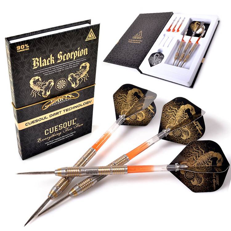 CUESOUL Black Scorpion Series 26 grams of hard darts professional dart needle set competition club tungsten steel dart