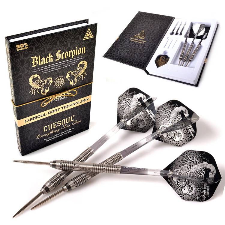 CUESOUL Black Scorpion Series 26 grams of hard darts professional dart needle set competition club tungsten steel dart